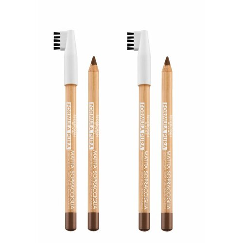 Карандаш для бровей Deborah Milano, Formula Pura Eyebrow Pencil, тон 01 светлый, 1,2 г, 2 шт.