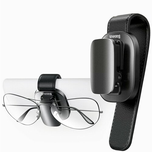 Держатель для очков Baseus Platinum Vehicle Eyewear Clip черный (ACYJN-B01)