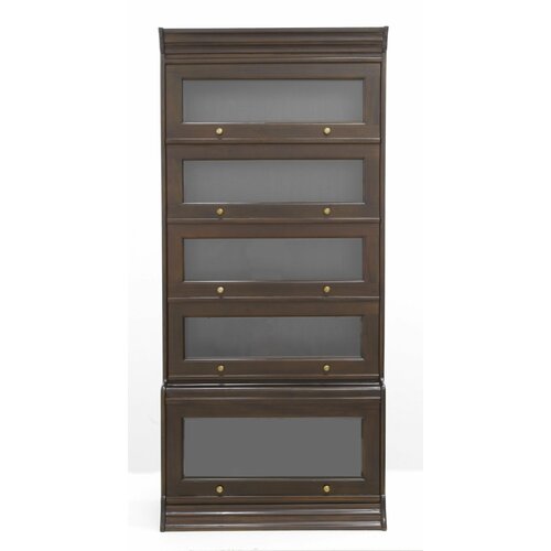 Шкаф книжный средний из красного дерева (mahogany wood)