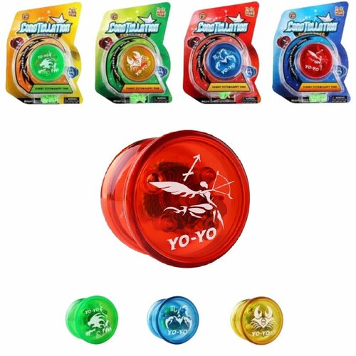 Игрушка йо йо светящийся 6 х 6 х 37 см 4 цвета 700-1 352₽