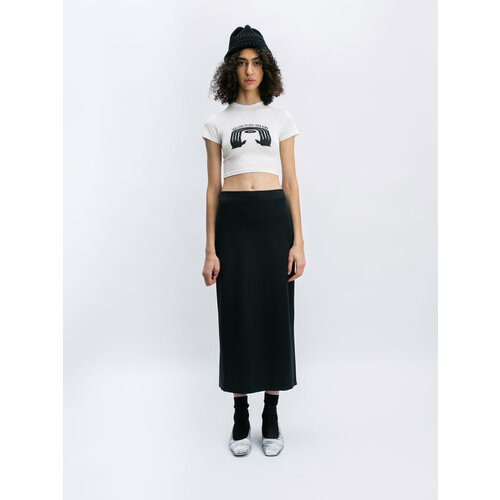 Кроп-топ Outlaw Moscow, размер 42, бежевый