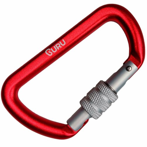 карабин petzl omni screw lock Карабин Typhoon Screw | GURU (Красный)