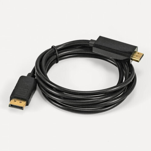 Изображение товара Кабель DisplayPort-HDMI Exegate EX-CC-DP-HDMI-2.0, 20M/19M, 2м, экран (EX294710RUS)