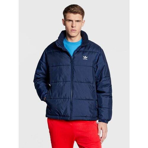 Пуховик adidas, размер M [INT], синий 2022 high quality winter jacket men fashion cotton padded jacket puffer jacket men winter warm coat flannel autumn male jacket