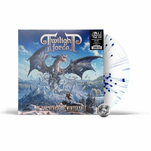 Twilight Force - At The Heart Of Wintervale (coloured) (LP) 2023 White Blue Splatter, Gatefold, Limited Виниловая пластинка