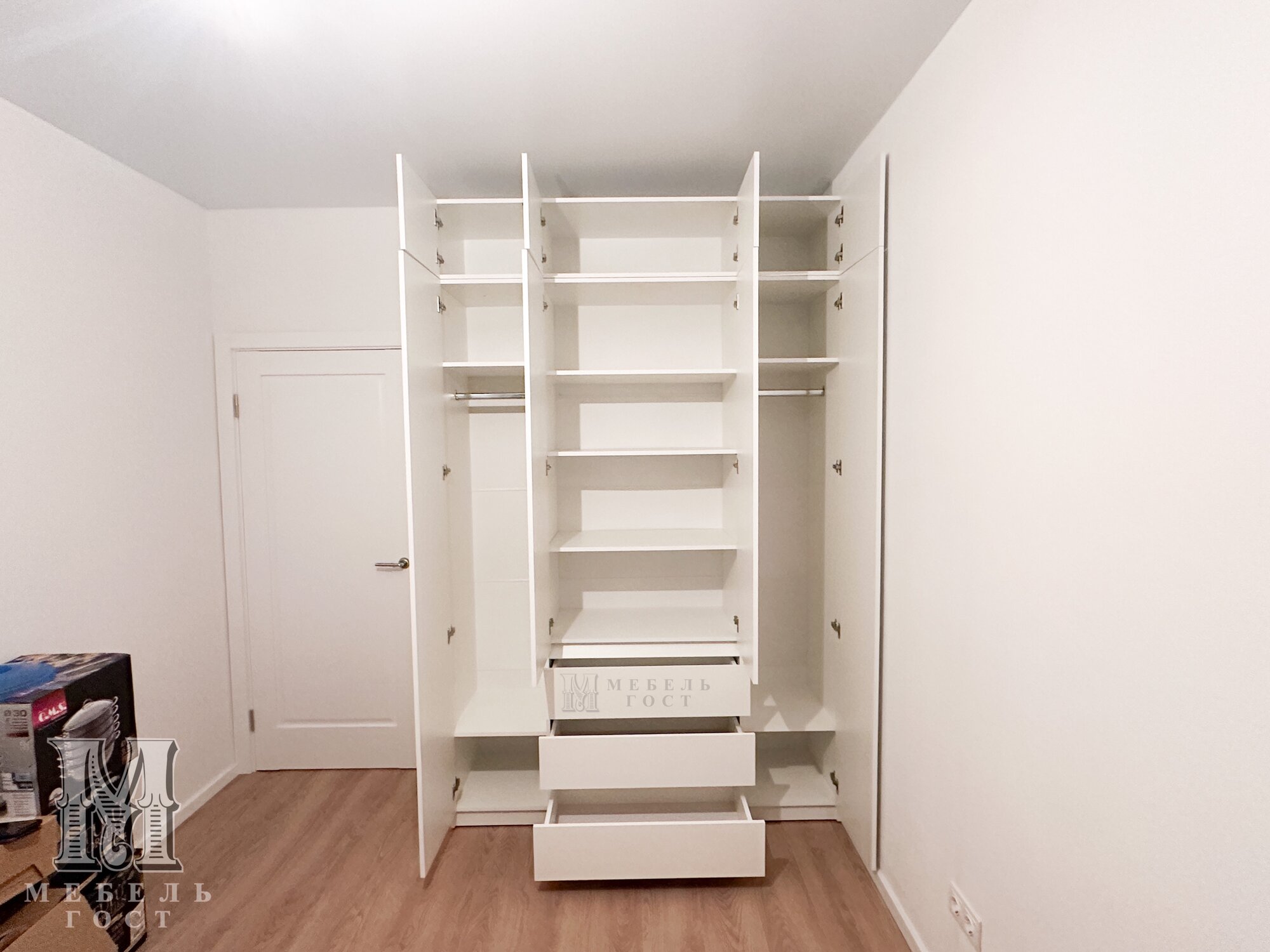 Шкаф для одежды "Мебель ГОСТ", аналог IKEA PAX, ШхВхГ 160x250х50 см