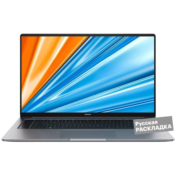 HONOR Ноутбук HONOR MagicBook X16, 2024, i5 8+512GB 16" Космический Серый (5301AHHP) DOS