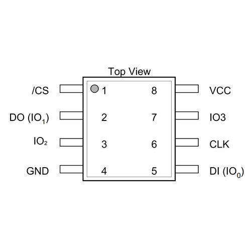 Микросхема флэш-памяти W25Q64JVSSIQ, 10 шт.