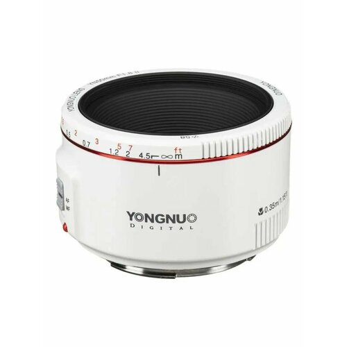 Объектив Yongnuo YN50mm F18 II WHITE C белый для Canon 1107900₽