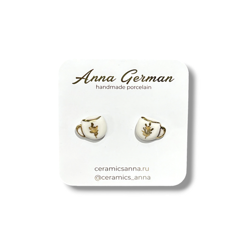 Серьги DARIDARI, белый