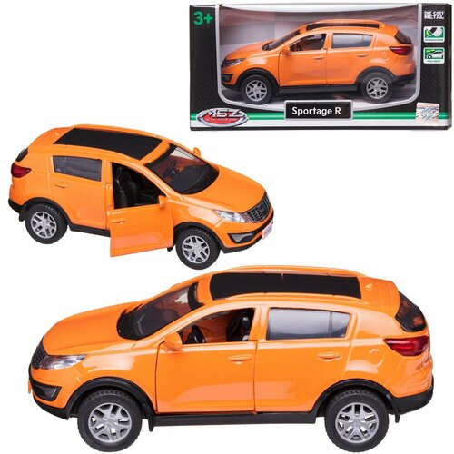 Машинка металлическая MSZ серия 1:43 Kia Sportage R, цвет терракотовый, инерционный механизм, двери открываются WE-15963O