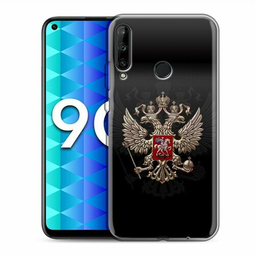 Дизайнерский силиконовый чехол для Хуавей P40 lite E / Huawei P40 lite E Герб России силиконовый чехол узор из корги на huawei p40 lite e