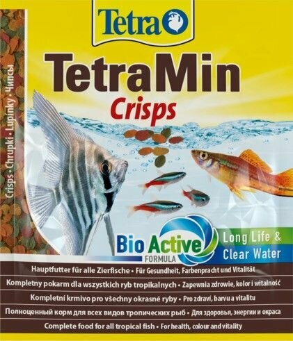 TetraMin Crisps корм для всех видов декоративных рыб, чипсы 12гр