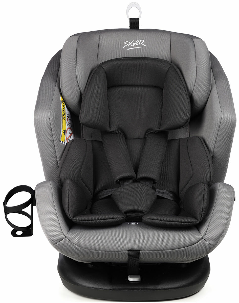 Автокресло Siger Ультра, Isofix гр.0+/I/II/III светло-серый (KRES3910)