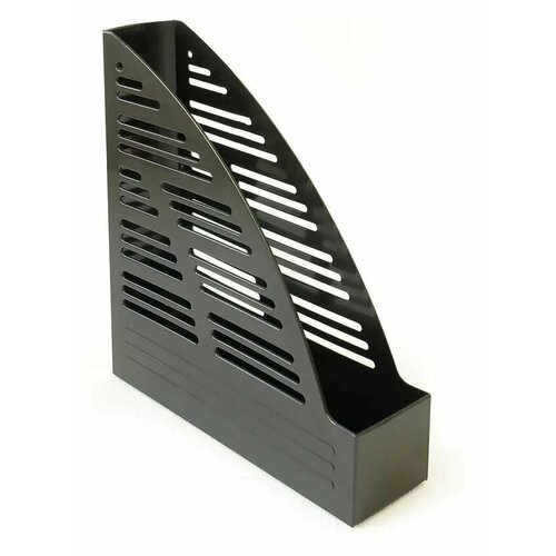 Лоток вертикальный Buro Премиум 285x240x70 пластик черный 1406₽