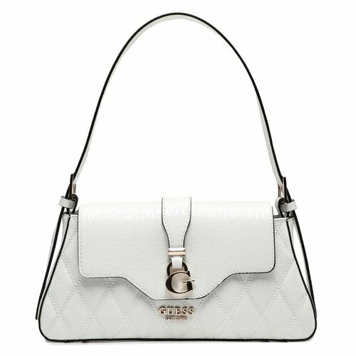 Сумка GUESS, белый сумка кросс боди guess katey flap shoulder bag коричневый