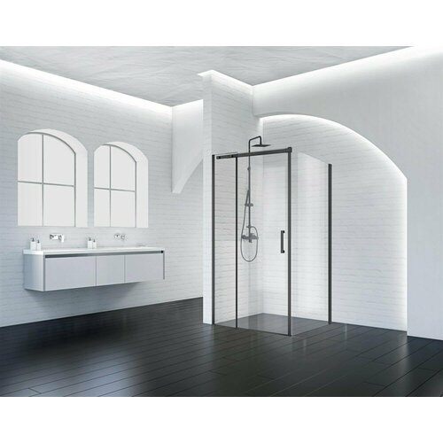 Душевой уголок BelBagno ACQUA-AH-1-120/90-C-Cr ACQUA-AH-1-120/90-C-NERO душевой уголок belbagno acqua r2 90x90 см прозрачное стекло хром acqua r 2 90 c cr