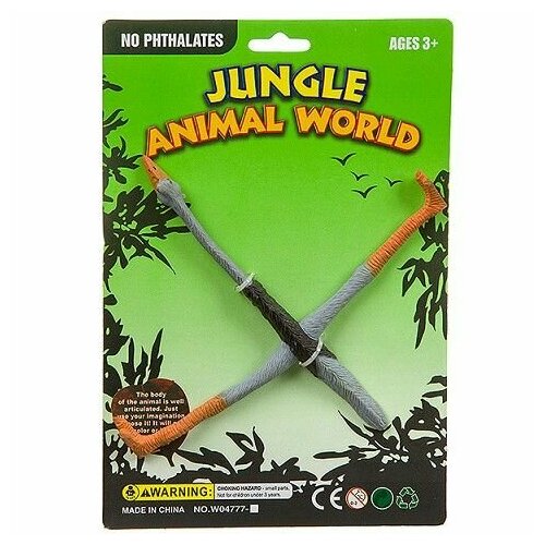 Игрушка гибкая Страус Jungle Animal World W04777-4