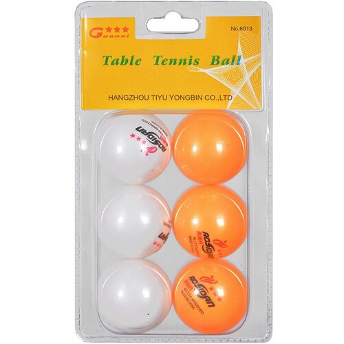 Шарики теннисные 6 шт 911₽