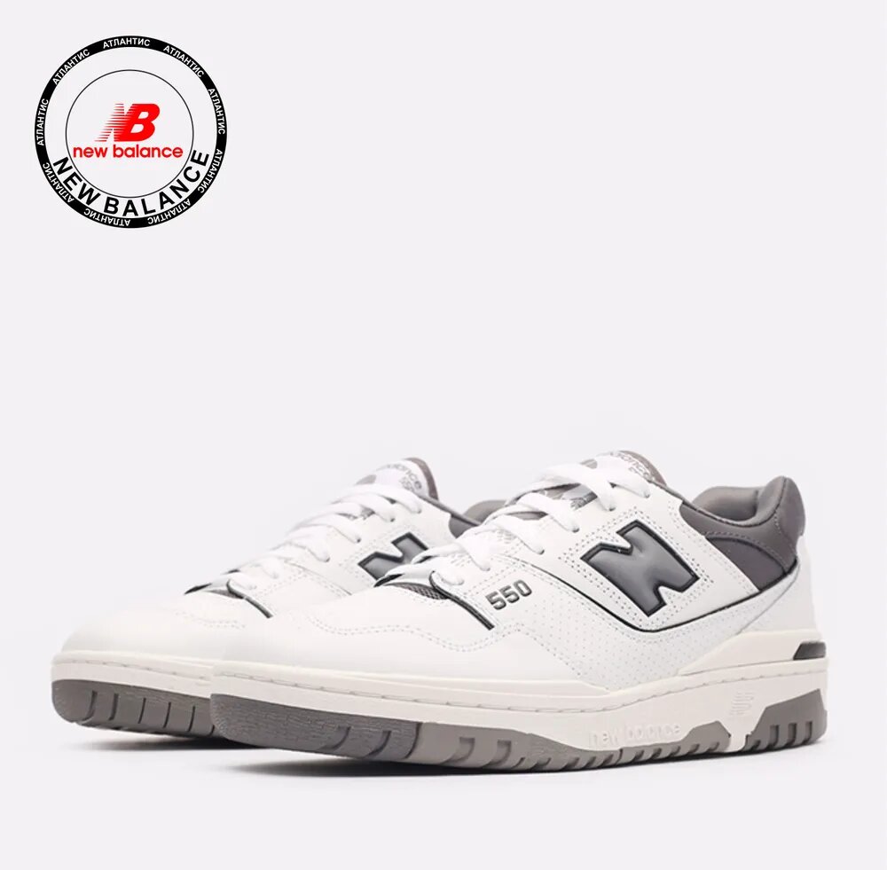 Кроссовки New Balance 550, размер 6.5 US, белый, — фото 1