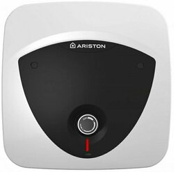 Водонагреватель ARISTON ABS ANDRIS LUX 6 OR, накопительный, 1.5 кВт, 6 л, бело-чёрный