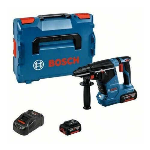 Аккумуляторная ударная дрель GBH 18V-24 C23003 - Аккумуляторный перфоратор 18В 5Ач 0611923003 Bosch Power Tools 4053423235067 193768₽