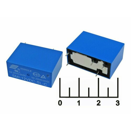 Реле =12V 5A/250V SMI-12VDC-SL-C реле t91 slc 12vdc sl c 12v 5 pies 30a 250v