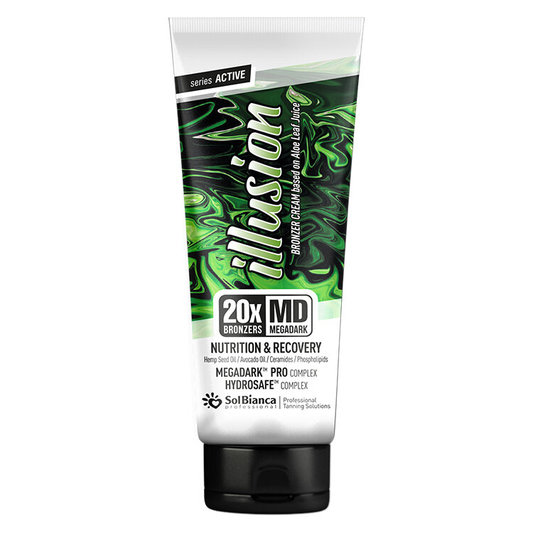 Крем-автозагар Illusion с маслами семян конопли, авокадо, церамидами и фосфолипидами SOL BIANCA, 125