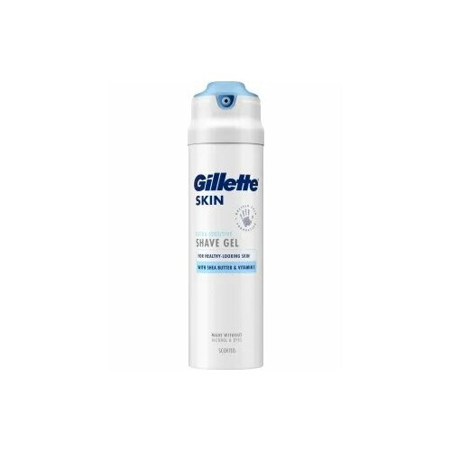 Гель для бритья Gillette SKIN Ultra Sensitive 200 мл (Из Финляндии) гель для бритья gillette 3x sensitive 200 мл