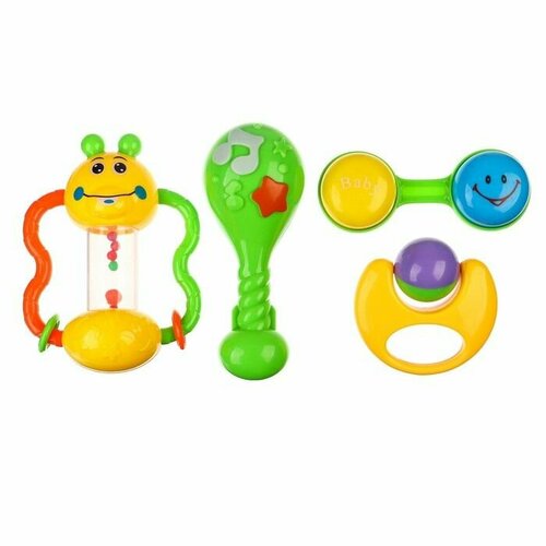 Набор погремушек Звонкая радость 4 шт 1180₽