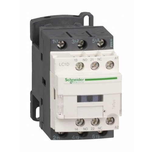 Контактор Schneider Electric D 3P, 18 A, но+НЗ, 220V 50/60 Гц, зажим под винт LC1D18M7