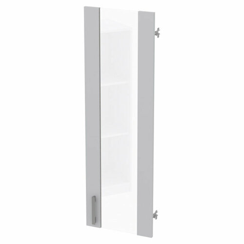 Дверь Меб-фф Дверь в рамке ДВ-62С-17М Серый стекло прозрачное 2595₽