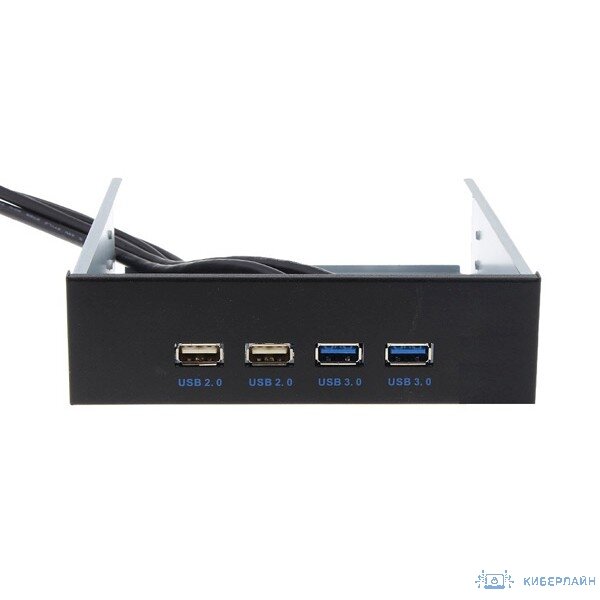 Фронтальная панель Exegate U5H-614, 5.25", 2хUSB + 2хUSB 3.0 EX269460RUS