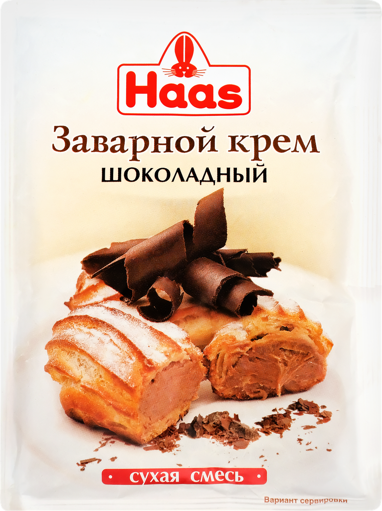 Крем заварной HAAS Шоколадный, Арт. 22606, 100г