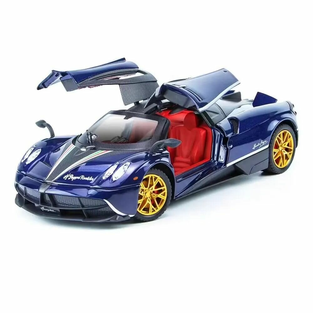 Металлическая машинка Pagani Hyaura / Пагани Уайра 1:24 Purple