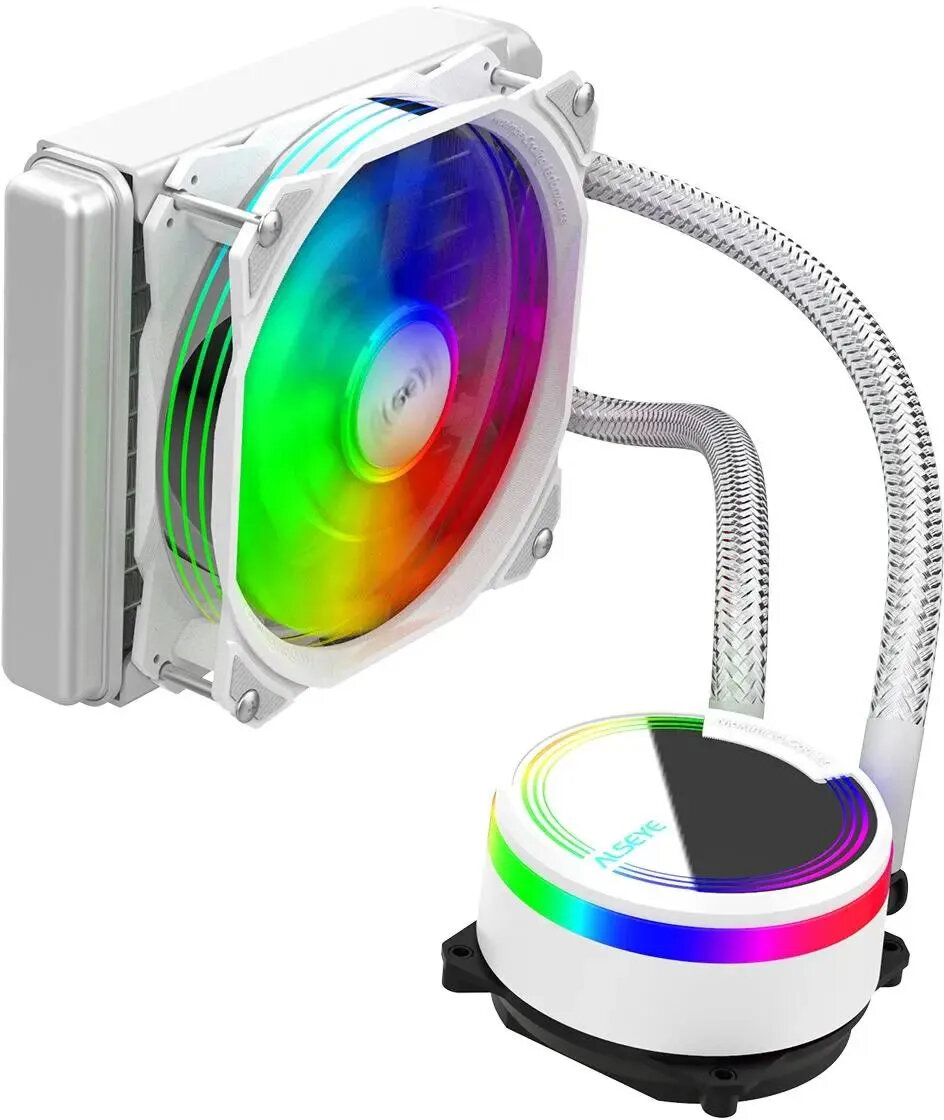 Cpu Cooler M120-LW White Cpu Cooler M120-LW White, 120-157-27mm, Aluminium, 800-1700RPM, 35.8dB(A), 366CFM, Hydraulic