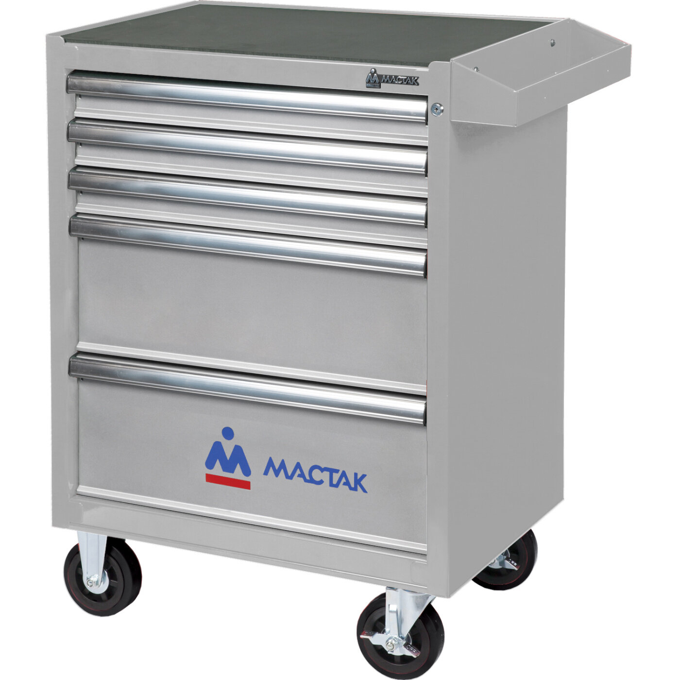 фото Тележка инструментальная, 5 ящиков, "оптима", серая мастак 521-05581MG