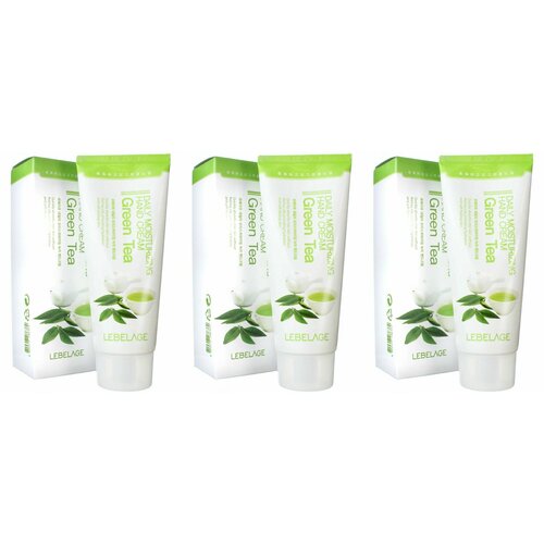 Lebelage Крем для рук с экстрактом зеленого чая Daily Moisturizing Green Tea Hand Cream, 100 мл, 3 шт