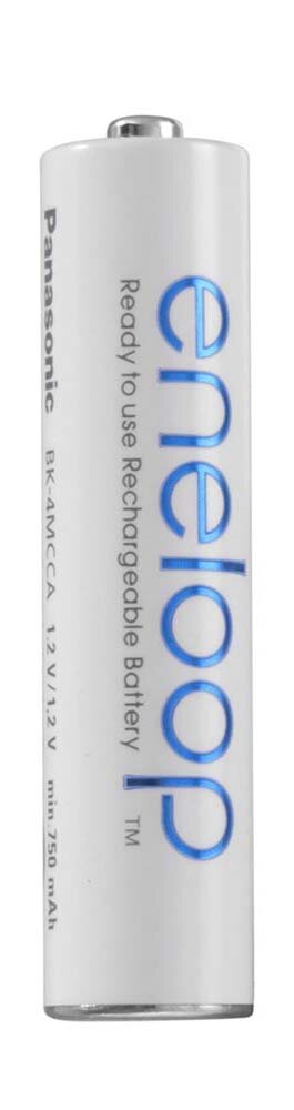 Аккумулятор Panasonic 800 mAh R03/AAA Eneloop BK-4MCCA/4W-4BL