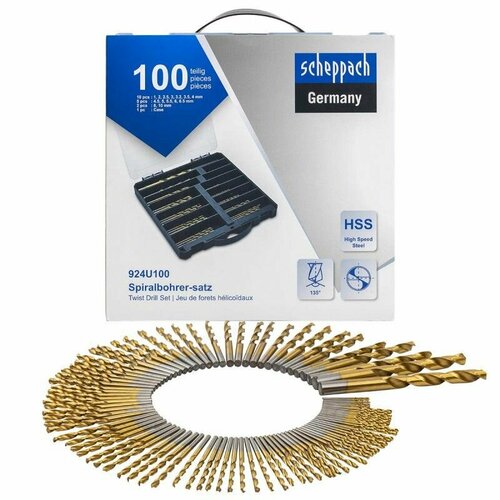 Набор свёрел по металлу 100пр 1695₽