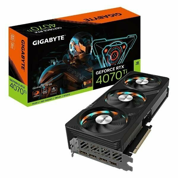 Видеокарта GIGABYTE NVIDIA GeForce RTX 4070 Ti GAMING OC 12GB (N407TG