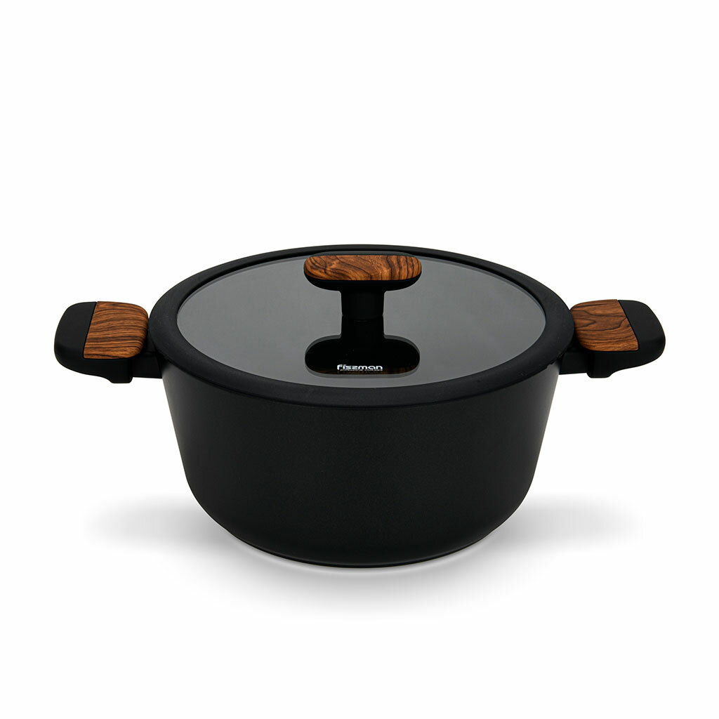 Кастрюля антипригарная 24 см / 4,43 л индукция Feorella