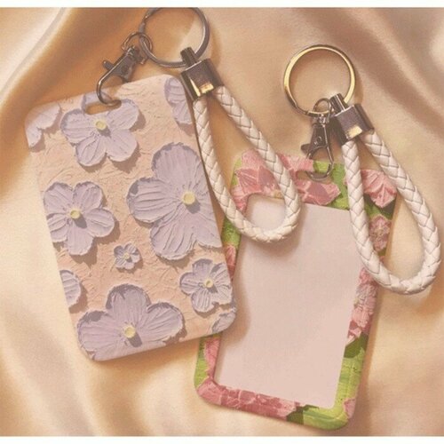 Бейдж вертикальный 70 х 112 мм, deVENTE Flowers, микс