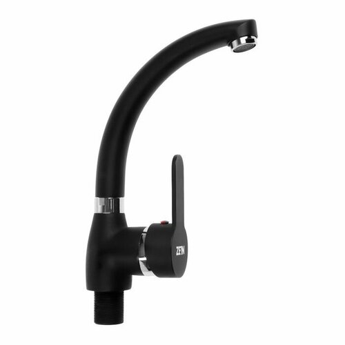Смеситель для кухни Z2231 излив утка картридж керамика 40 мм черный 4200₽