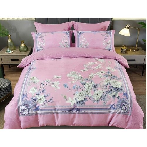 Постельное белье Retrouyt, сатин люкс, семейный, 4 наволочки