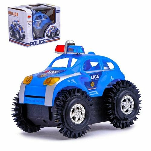 Машина-перевертыш Полиция работает от батареек 612₽