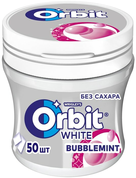 Жевательная резинка Orbit White Bubblemint 68г