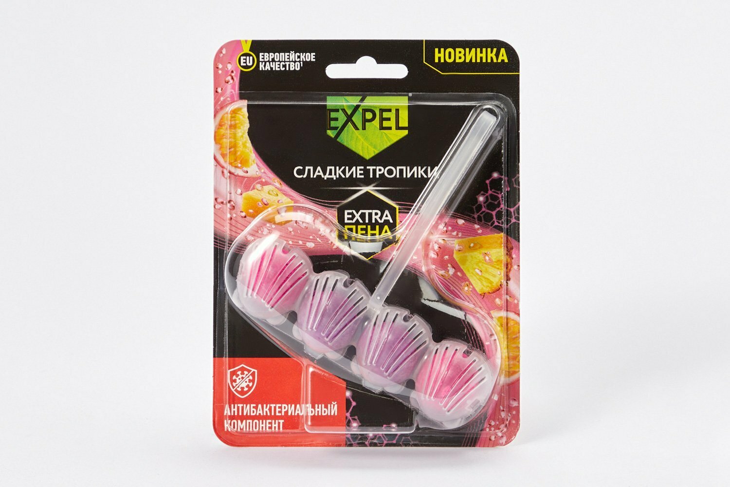подвеска для унитаза EXPEL Сладкие тропики 1х50г - фото №5