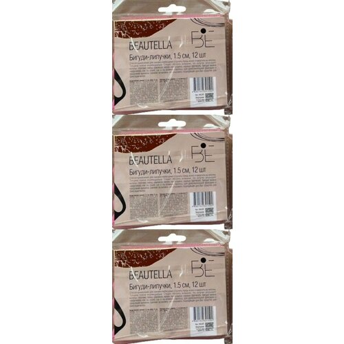 BEAUTELLA Бигуди-липучки d 15см 12шт 3 уп 1300₽