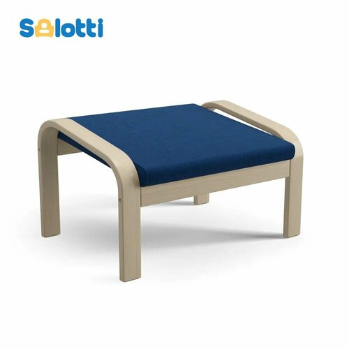 Пуфик Salotti бамбл рогожка Шифт тёмно-синий 5377₽